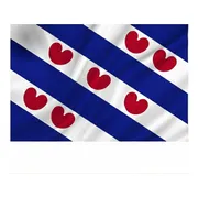 Friese Vlag - 90 x 150 cm - Feest Vlag - Friesland - Frisian
