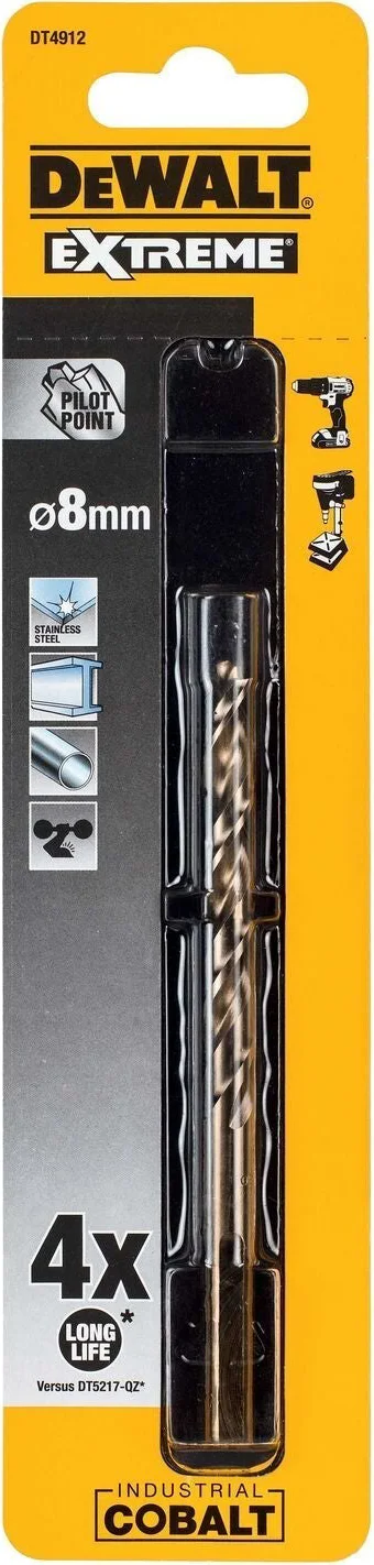 DeWALT DT4912 Industrial Cobalt Boor HSS 8.0mm