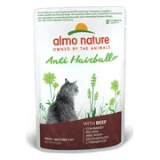 30x Almo Nature Kattenvoer Nat Anti-Haarbal Rund 70 gr