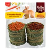 4x HobbyFirst Hope Farms Timothy Rolls Wortel & Paprika 200 gr