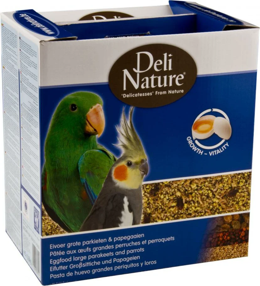 5x Deli Nature Eivoer Parkiet en Papegaai 800 gr