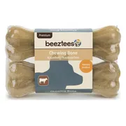 Beeztees Kauwbot Runderhuid 14 cm 2 stuks