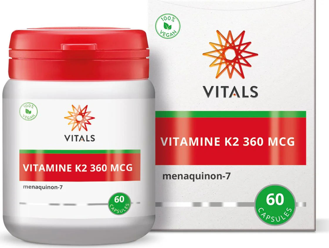 Vitals Vitamine K2 360mcg Capsules 60CP