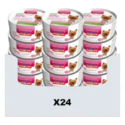 24x Smolke Hondenvoer Soft Paté Kalkoen 125 gr