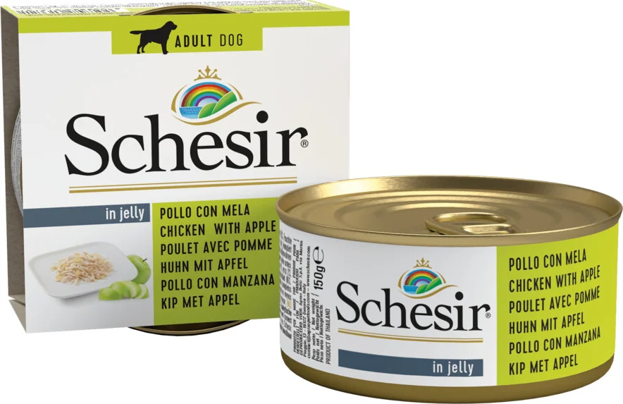 Schesir Hondenvoer Kip - Appel 150 gr