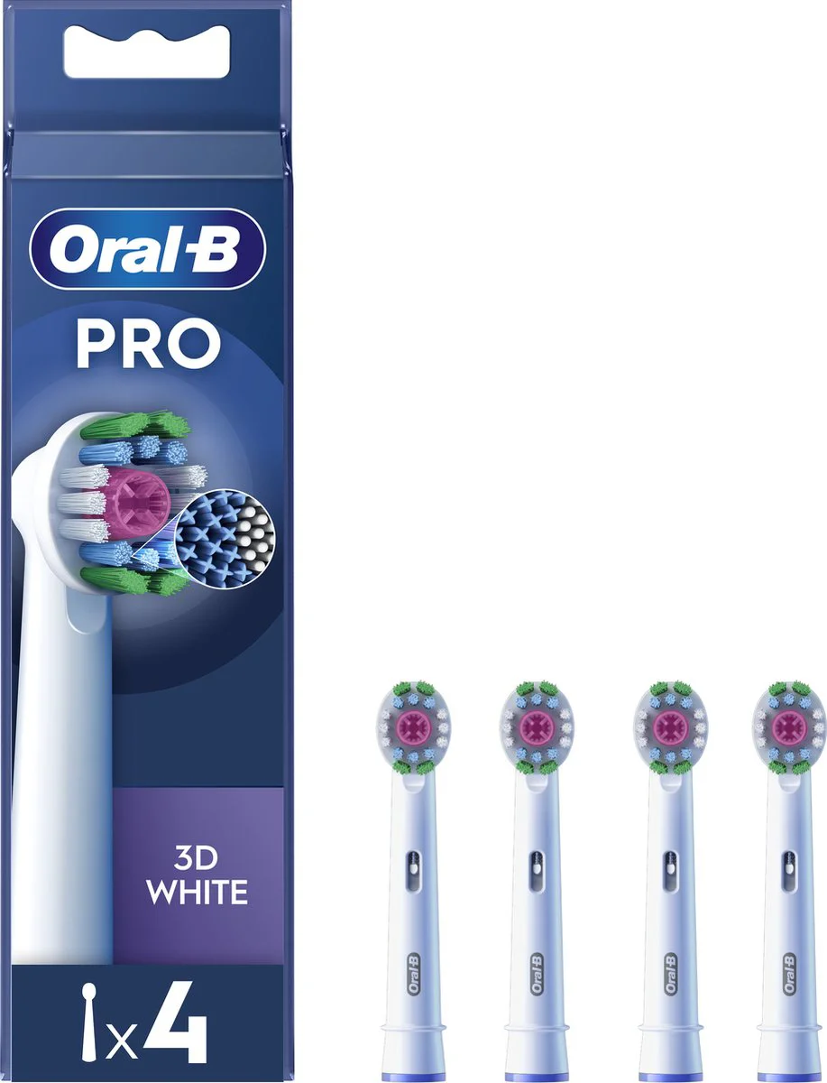 Oral-B Pro 3D White Opzetborstels 4ST