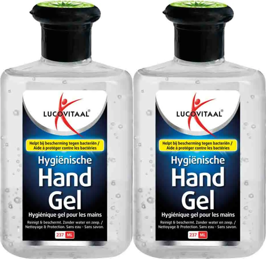 2x Lucovitaal Hygiënische Handgel 237 ml