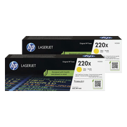 HP 220X LaserJet Toner Geel (2 stuks)