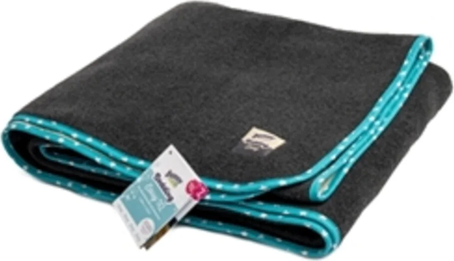 Bunny Nature Easy Bodembedekking Fleece XL Turquoise 140 x 140 cm