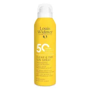 Louis Widmer Clear & Dry Sun Spray SPF50 licht geparfumeerd 200 ML