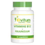 Elvitum Vitamine B12 + Foliumzuur Zuigtabletten 90TB