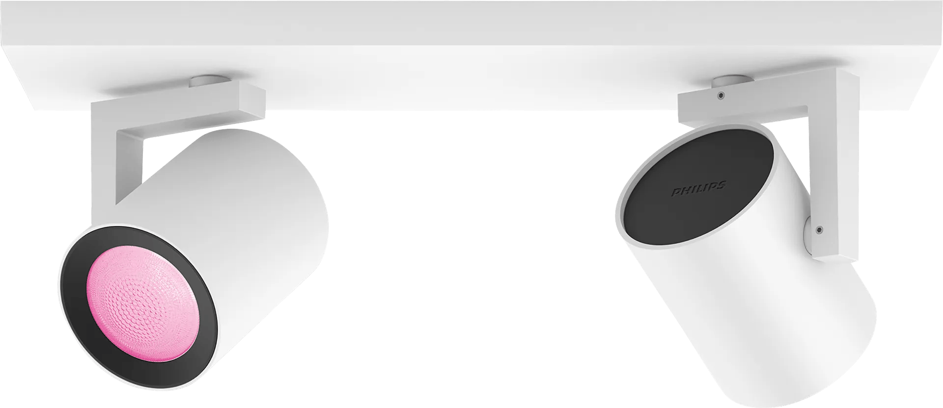 Philips Hue Argenta Opbouwspot White and Color - Wit - 2-spots