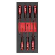 Milwaukee TOOLGUARD™ Foam inlay Tri-Lobe schroevendraaierset Sleuf/Philips 7-delig - 4932492394