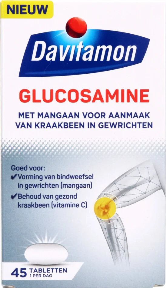 4x Davitamon Glucosamine 45 tabletten
