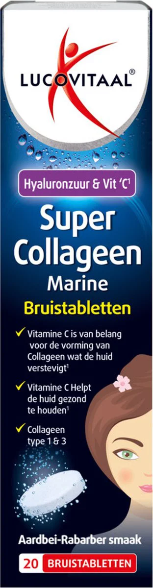 Lucovitaal Collageen Marine Bruistabletten 20 bruistabletten