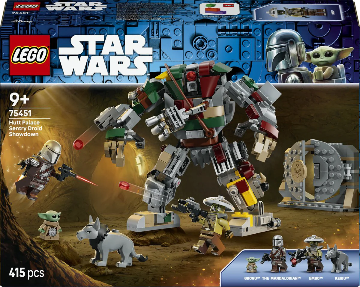 LEGO Star Wars Paleis van de Hutt Sentry Droid confrontatie 75451