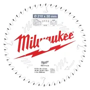Milwaukee Cirkelzaagblad voor Hout | Ø 210mm Asgat 30mm 48T - 4932471325