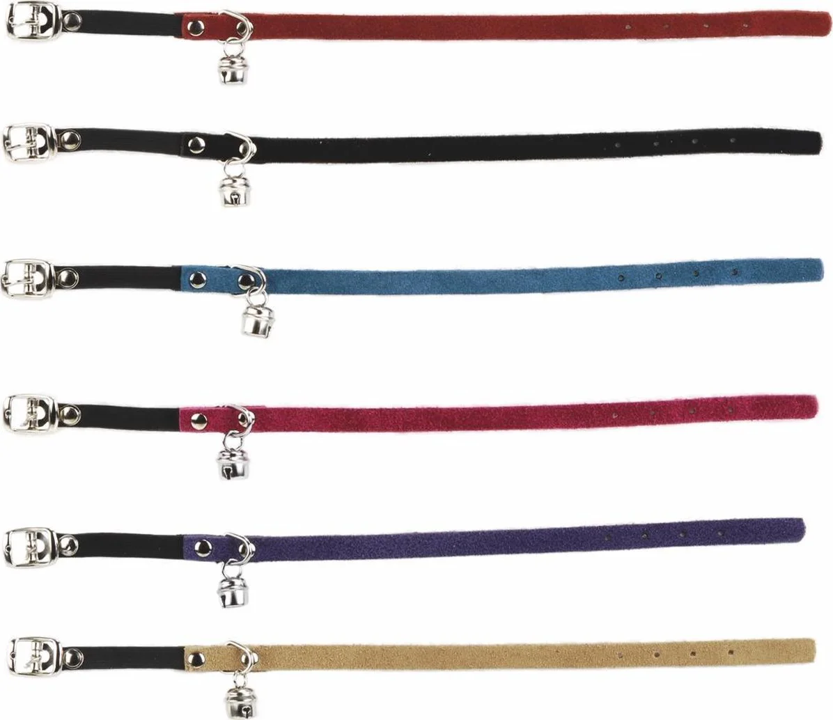 Beeztees Kattenhalsband Suede Zwart