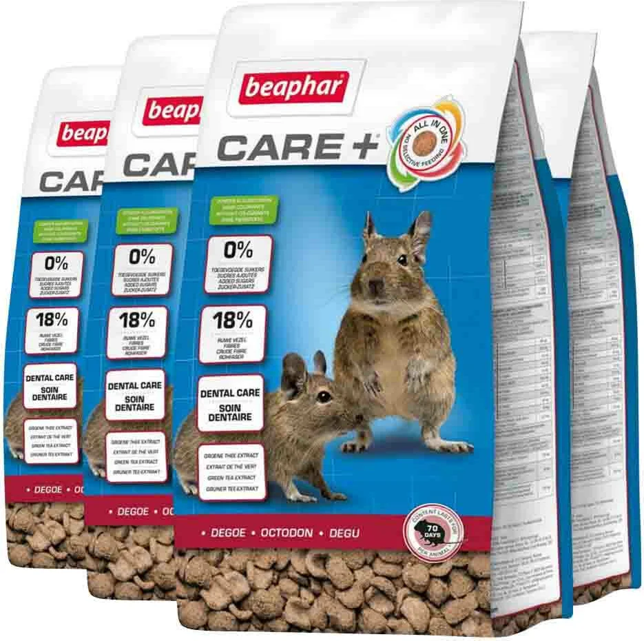 4x Beaphar Care+ Degoe 700 gr