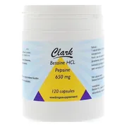 Clark Betaine HCL 650mg Capsules 120CP