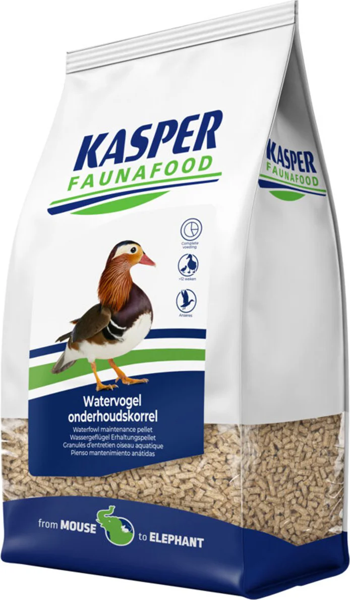 3x Kasper Faunafood Watervogel Onderhoudskorrel 4 kg