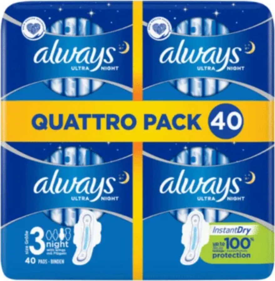 Always Maandverband Ultra Night 40 stuks