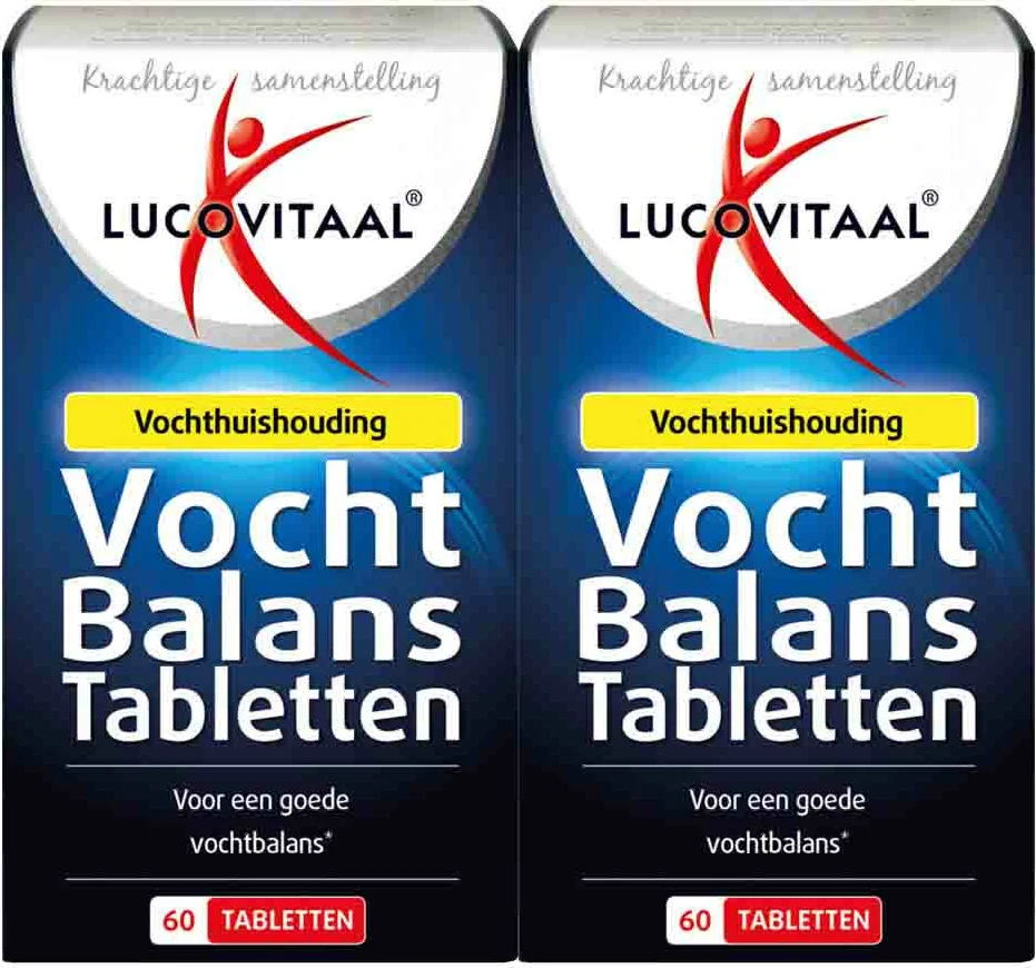 2x Lucovitaal Vochtbalans 60 tabletten