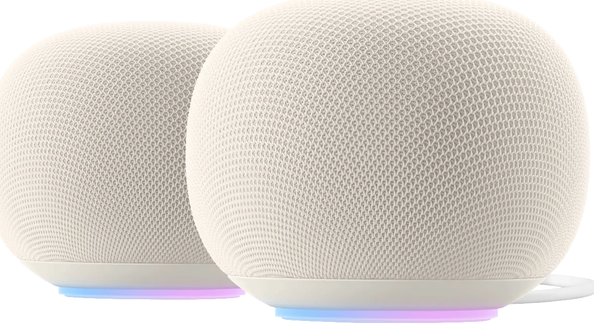 Google Home Speaker Crème Duo Pack