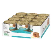 24x Gourmet Nature's Creations Kattenvoer Nat Mousse Kabeljauw in Saus 85 gr