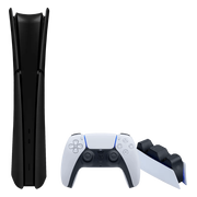 Sony PlayStation 5 Slim Digital Edition + Covers Zwart + Oplaadstation