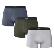 PARKSIDE Set van 3 heren boxers (groen/blauw/grijs, S)