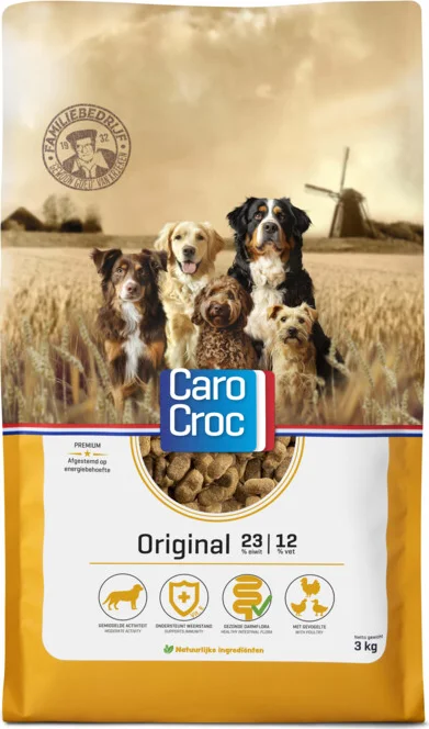 CaroCroc Hondenvoer Droog Original 3 kg