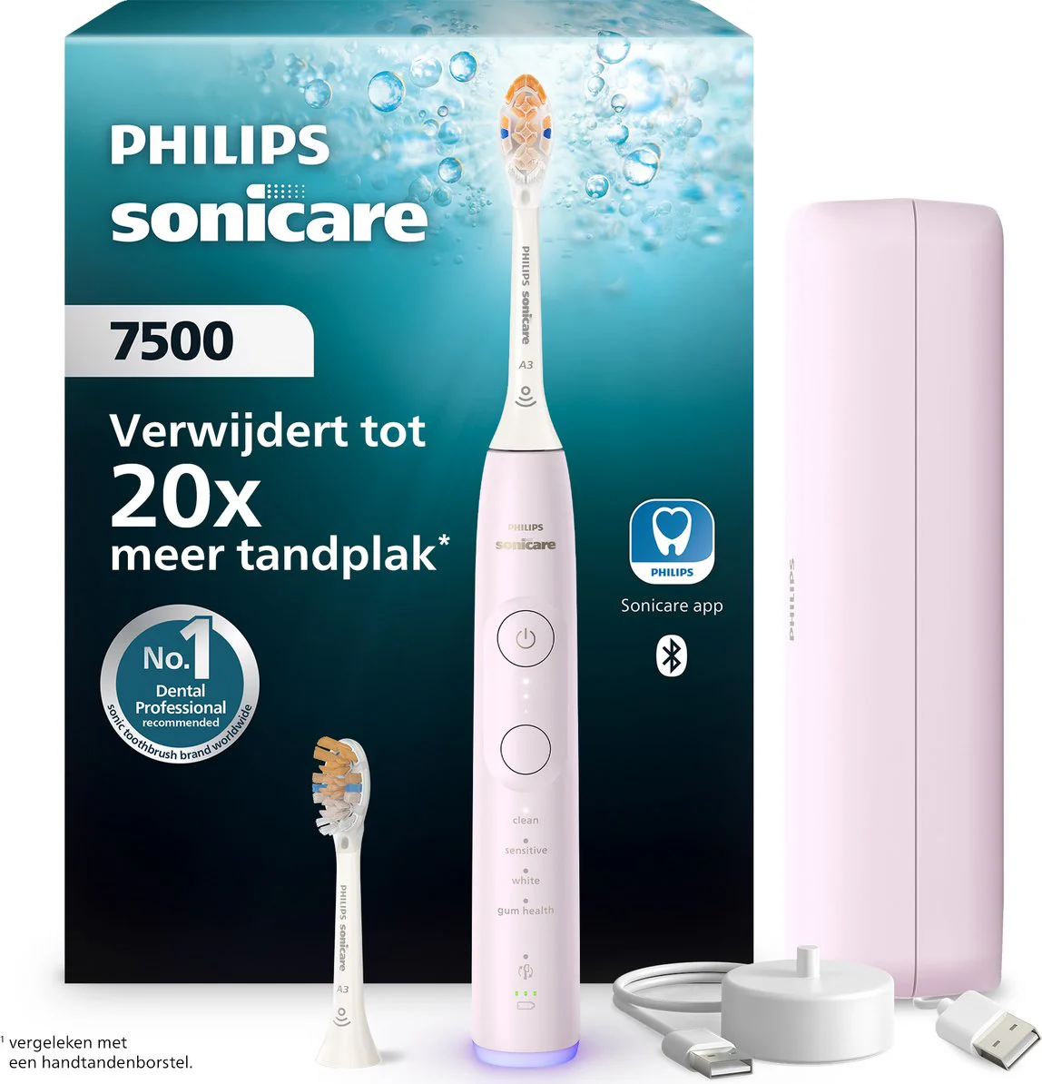 Philips Sonicare Series 7500 HX7422/06 Roze