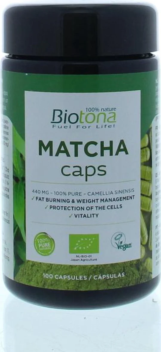 Biotona Matcha Caps Capsules 100CP