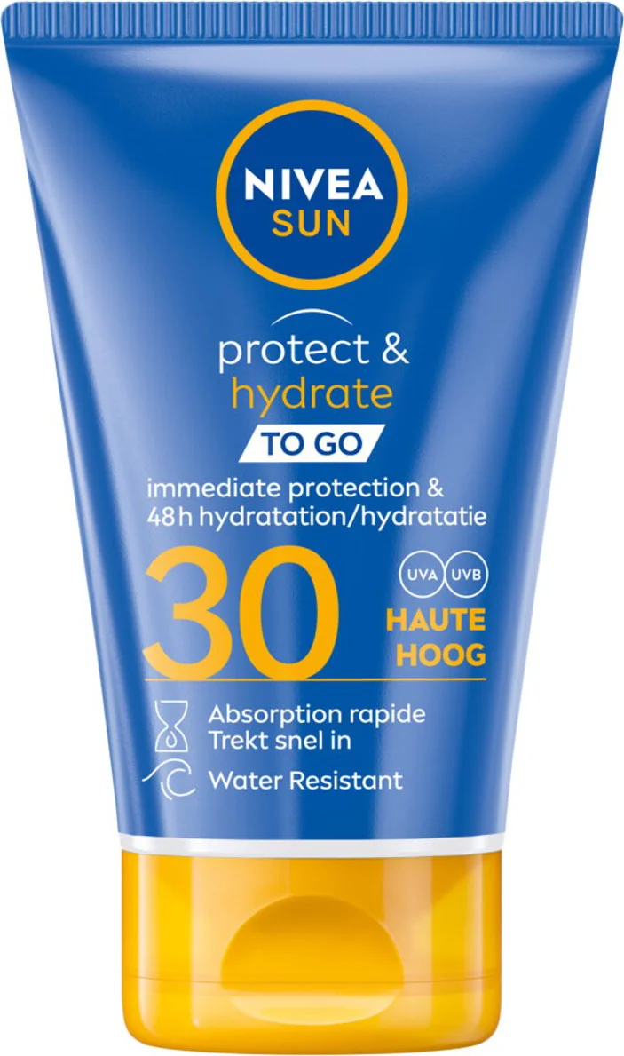 2x NIVEA Sun Protect & Hydrate Zonnebrand Travelsize SPF 30 50 ml