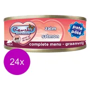 24x Renske Paté Kattenvoer Nat Zalm 70 gr