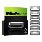Gillette Navulmesjes Voor GilletteLabs - Exfoliating Bar En Heated Razor - 6 Scheermesjes