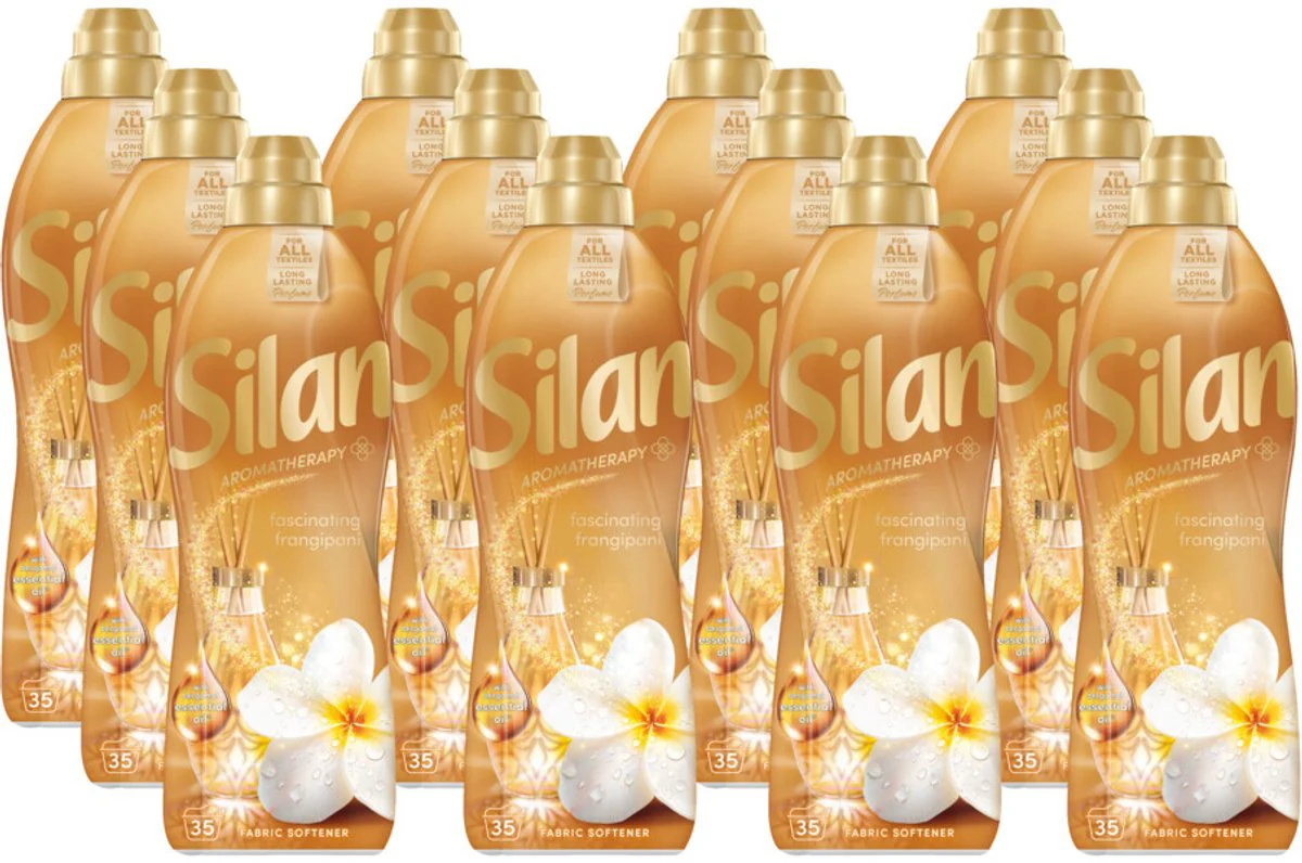 12x Silan Wasverzachter AT Fascinating Frangipani 35 Wasbeurten 770 ml