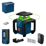 Bosch Professional GRL 18V-3-31 G Accu rotatielaser groen + LR3-2 ontvanger 18V Basic Body in L-Boxx - 0601061G01