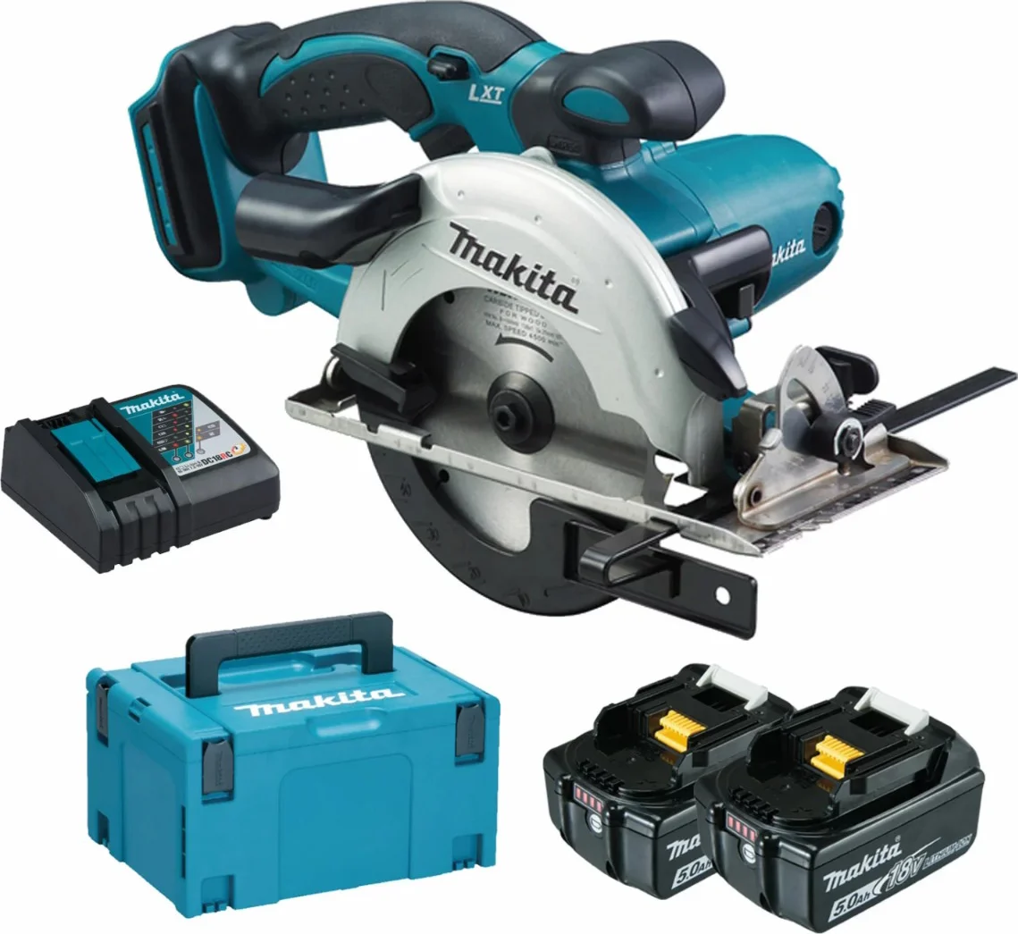 Makita DSS501RTJ Accu Compact Cirkelzaag 136mm 18V 5.0Ah in Mbox