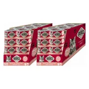 48x Voskes Kattenvoer Nat Tonijn met Zalm 85 gr