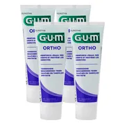 4x GUM Tandpasta Ortho 75 ml