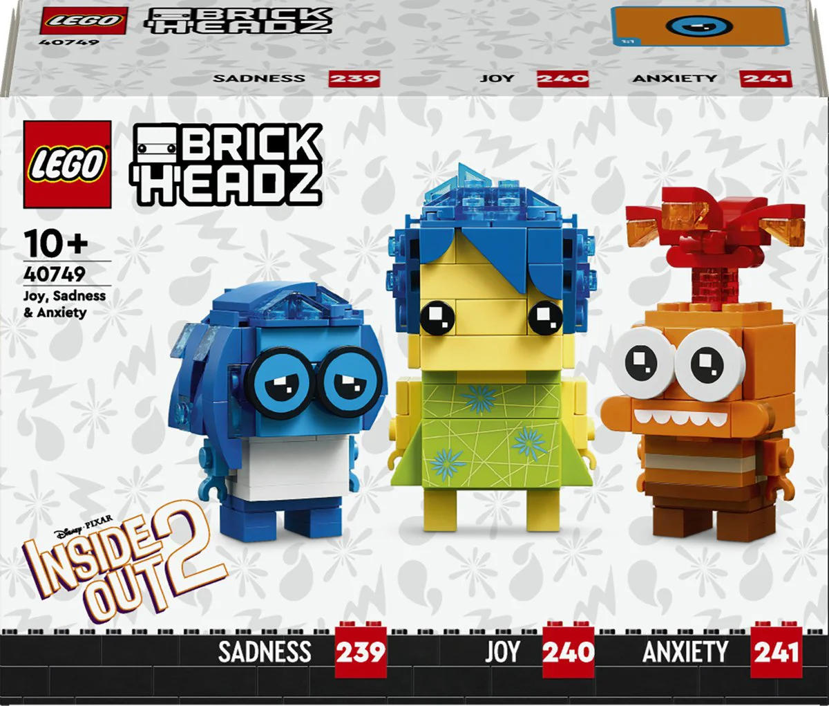 LEGO BrickHeadz Plezier, Verdriet en Onzekerheid 40749
