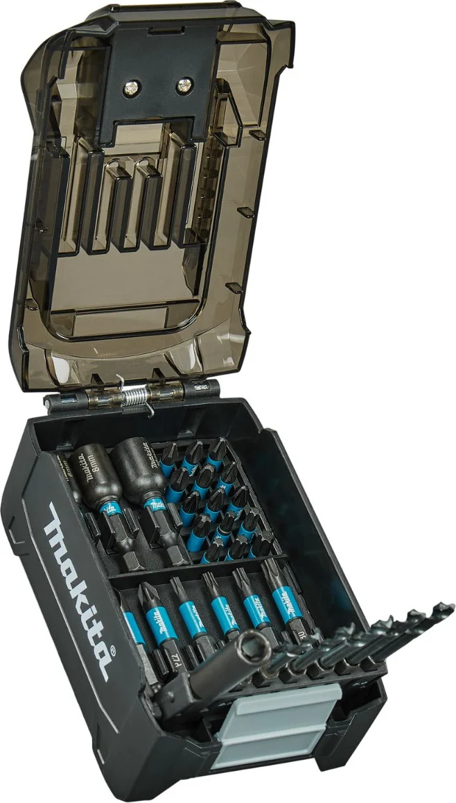 Makita E-22850 Impact Black slagschroefbitset 31-delig in accuvormige houder
