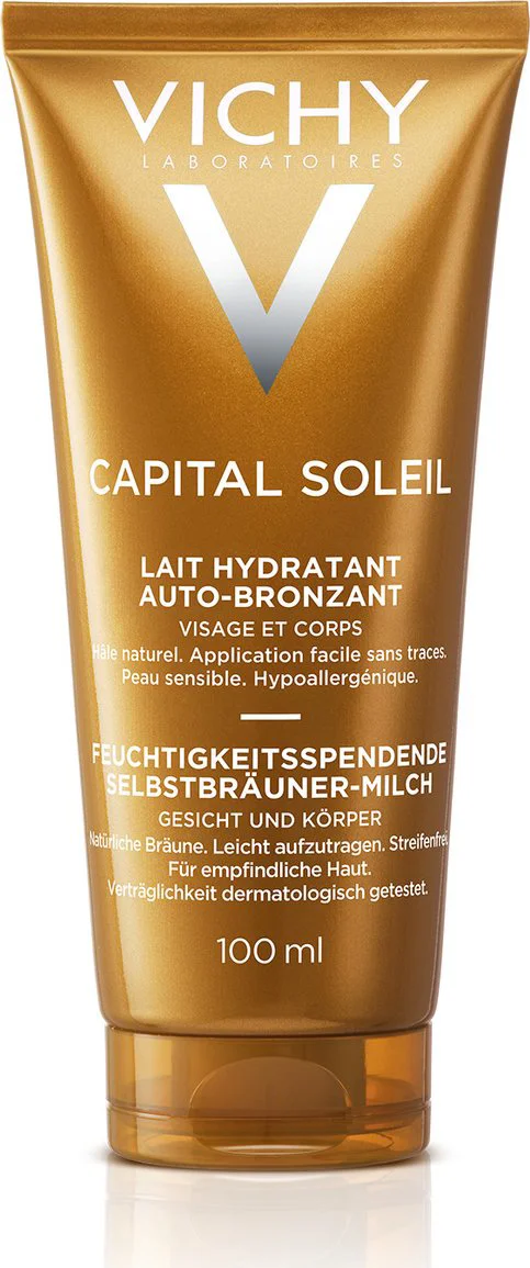 Vichy Ideal Soleil Moisturizing Self Tanning Milk Face & Body 100ML