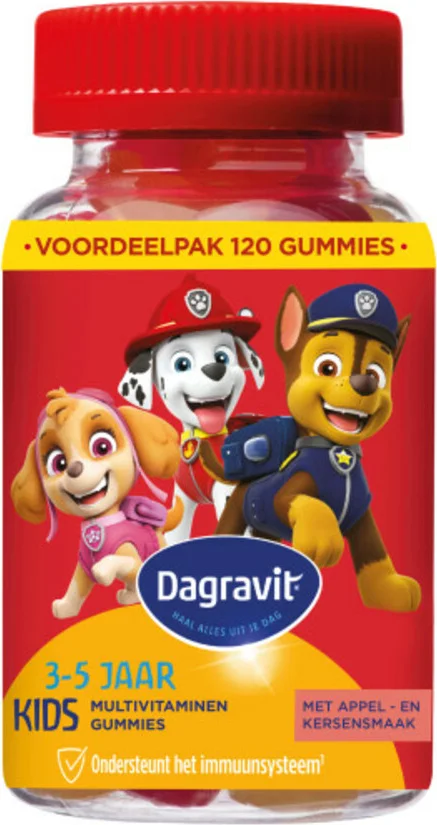 3x Dagravit Multivitamine Gummie Paw Patrol 120 gummies