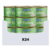 24x Prins Soft Paté Kattenvoer Nat Kalkoen 70 gr