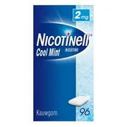 Nicotinell Kauwgom Cool Mint 2 mg Voordeelverpakking - voor stoppen met roken 96ST