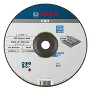Bosch Professional PRO Stainless Steel afbraamschijf 230 x 6 x 22,23 mm - 2608600541