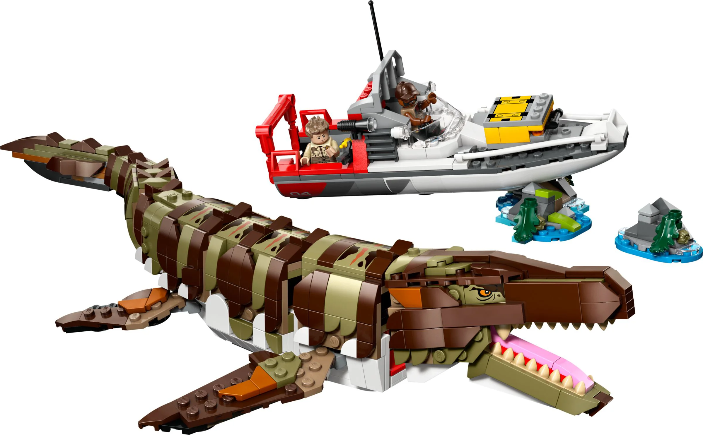 LEGO Jurassic World Bouwbare Mosasaurus bootmissie 76974